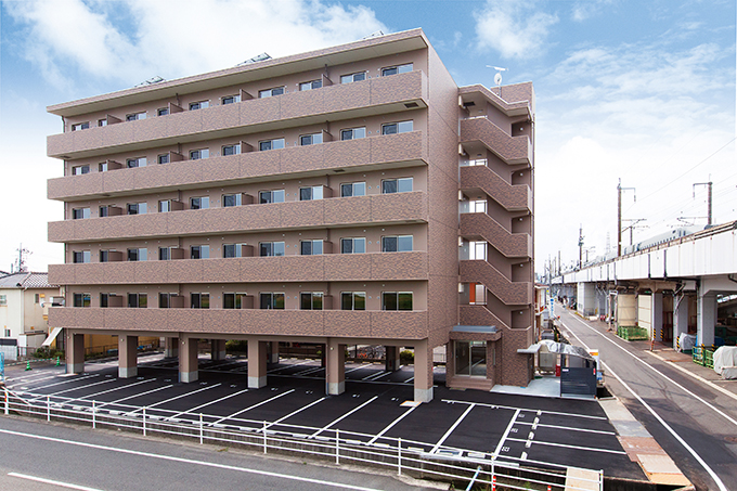 太陽建設マンション施工例：岡山県岡山市 ホワイトストーン白石